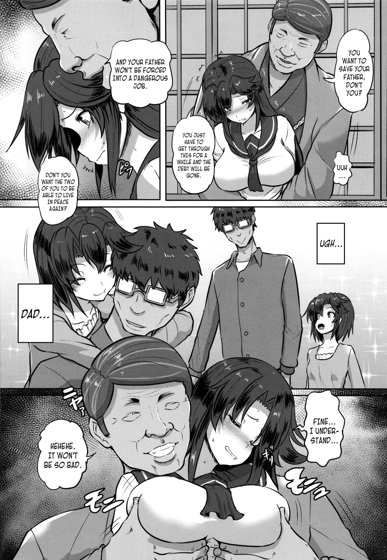 Hentai Manga Comic-A Record of a High School Girl Settling Her Debts With Rape --Chapter 1-6